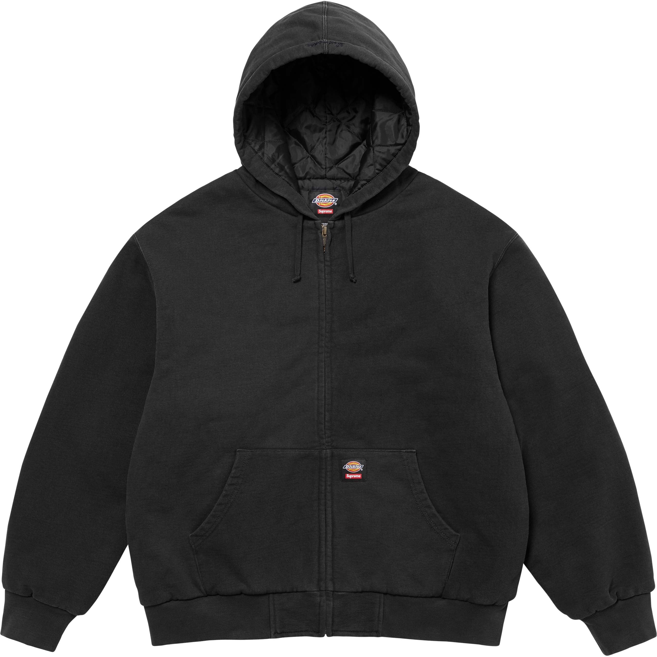 Supreme®/Dickies® Quilted Lined Zip Up Hooded Sweatshirt view 9